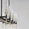 Maxim Lighting Flambeau 10-Light Linear LED Chandelier 16127CLBKAB - alternate 4